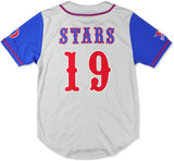 Big Boy Detroit Stars S5 Adult Baseball Jersey [Grey]