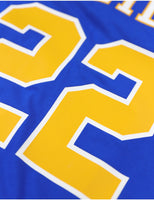 Big Boy Sigma Gamma Rho Divine 9 S1 Oversized Chenille Football Jersey Tee [Royal Blue]