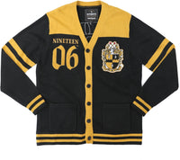 Big Boy Alpha Phi Alpha Divine 9 S8 Sweater Cardigan [Black]
