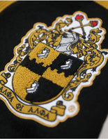 Big Boy Alpha Phi Alpha Divine 9 S8 Sweater Cardigan [Black]