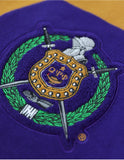 Big Boy Omega Psi Phi Divine 9 S8 Sweater Cardigan [Purple]