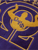 Big Boy Omega Psi Phi Divine 9 S8 Sweater Cardigan [Purple]