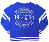 Big Boy Phi Beta Sigma Divine 9 S8 Sweater Cardigan [Royal Blue]