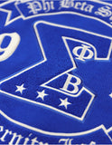 Big Boy Phi Beta Sigma Divine 9 S8 Sweater Cardigan [Royal Blue]