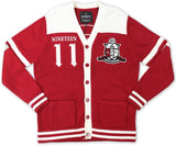 Big Boy Kappa Alpha Psi Divine 9 S8 Sweater Cardigan [Crimson Red]