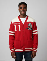 Big Boy Kappa Alpha Psi Divine 9 S8 Sweater Cardigan [Crimson Red]