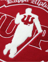 Big Boy Kappa Alpha Psi Divine 9 S8 Sweater Cardigan [Crimson Red]