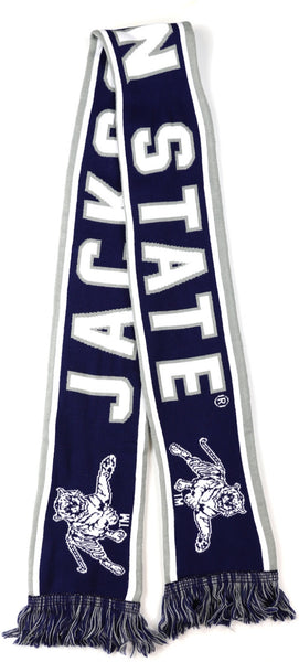 Big Boy Jackson State Tigers S10 Adult Scarf [Navy Blue]