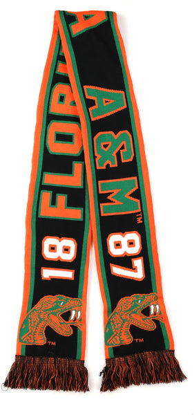 Big Boy Florida A&M Rattlers S10 Adult Scarf [Black]