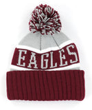 Big Boy North Carolina Central Eagles S256 Adult Beanie With Ball [Maroon]