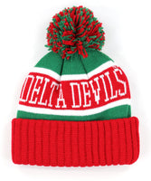 Big Boy Mississippi Valley State Delta Devils S256 Adult Beanie With Ball [Green]