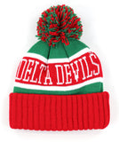 Big Boy Mississippi Valley State Delta Devils S256 Adult Beanie With Ball [Green]