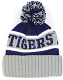 Big Boy Jackson State Tigers S256 Adult Beanie With Ball [Navy Blue]
