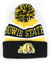 Big Boy Bowie State Bulldogs S256 Adult Beanie With Ball [Black]