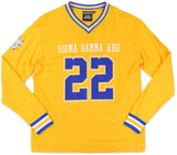 Big Boy Sigma Gamma Rho Divine 9 S1 Long Sleeve Jersey [Long Sleeve - Gold]