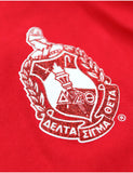 Big Boy Delta Sigma Theta Divine 9 S1 Long Sleeve Jersey [Long Sleeve - Red]