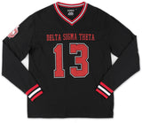 Big Boy Delta Sigma Theta Divine 9 S1 Long Sleeve Jersey [Long Sleeve - Black]