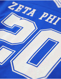 Big Boy Zeta Phi Beta Divine 9 S1 Long Sleeve Jersey [Long Sleeve - Royal Blue]
