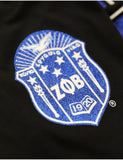 Big Boy Zeta Phi Beta Divine 9 S1 Long Sleeve Jersey [Long Sleeve - Black]