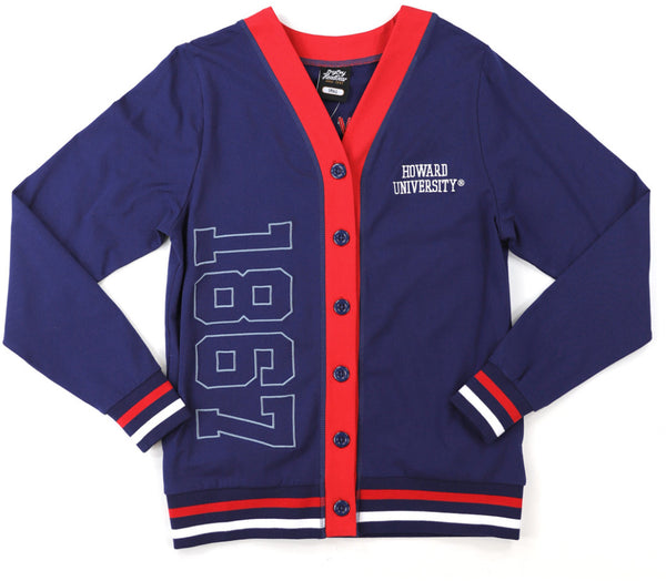 Big Boy Howard Bison S12 Womens Cardigan [Navy Blue]