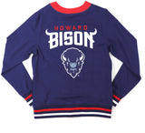 Big Boy Howard Bison S12 Womens Cardigan [Navy Blue]