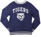 Big Boy Jackson State Tigers S12 Womens Cardigan [Navy Blue]
