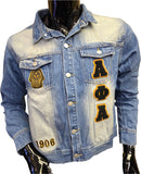 Buffalo Dallas Alpha Phi Alpha Denim Jacket [Blue]