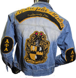 Buffalo Dallas Alpha Phi Alpha Denim Jacket [Blue]