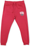 Big Boy Virginia Union Panthers S3 Mens Sweatpants [Maroon]