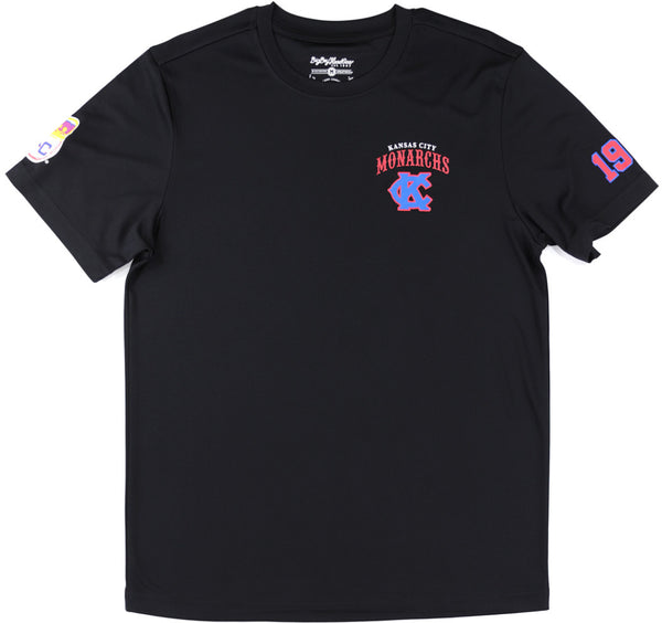 Big Boy Kansas City Monarchs S17 Adult Dry Fit Tee [Black]