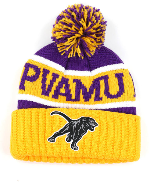 Big Boy Prairie View A&M Panthers S256 Adult Beanie With Ball [Purple]