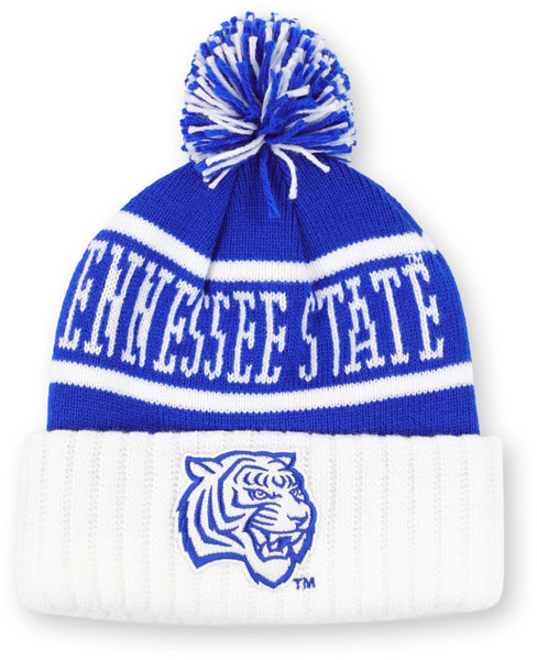 Big Boy Tennessee State Tigers S256 Adult Beanie With Ball [Royal Blue]