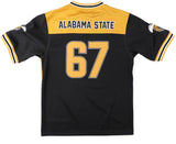 Big Boy Alabama State Hornets S16 Adult Football Jersey [Black]