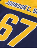 Big Boy Johnson C. Smith Golden Bulls S16 Adult Football Jersey [Navy Blue]