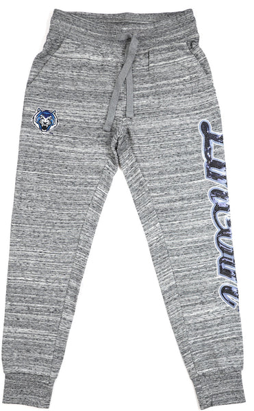 Big Boy Lincoln Blue Tigers S2 Womens Jogger Pants [Grey]