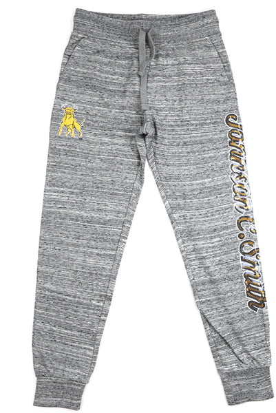 Big Boy Johnson C. Smith Golden Bulls S2 Womens Jogger Pants [Grey]
