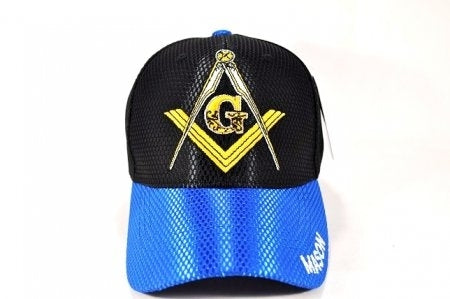 Mason MS02 Jersey Mesh Mens Cap [Royal Blue/Black]