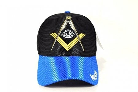 Mason MS02 Eye Jersey Mesh Mens Cap [Royal Blue/Black]