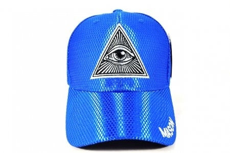 Mason MS02 Pyramid Eye Jersey Mesh Mens Cap [Royal Blue]