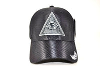 Mason MS02 Pyramid Eye Jersey Mesh Mens Cap [Black]