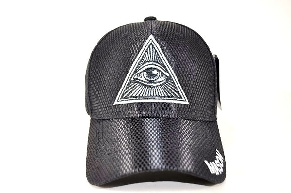 Mason MS02 Pyramid Eye Jersey Mesh Mens Cap [Black]
