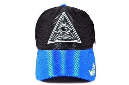 Mason MS02 Pyramid Eye Jersey Mesh Mens Cap [Royal Blue/Black]