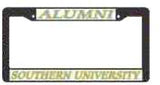 Southern University Alumni Decal Plastic License Plate Frame [Black]