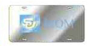 Southern Jaguars Mom Laser Cut Inlaid Mirror License Plate Tag [Silver]