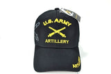 U.S. Army Artillery M1248B Shadow Mens Cap [Black]