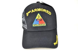 3rd Armored M1259B Shadow Mens Cap [Black]
