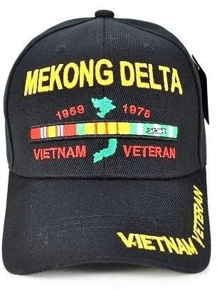 Mekong Delta Vietnam Veteran M409V Mens Cap [Black]