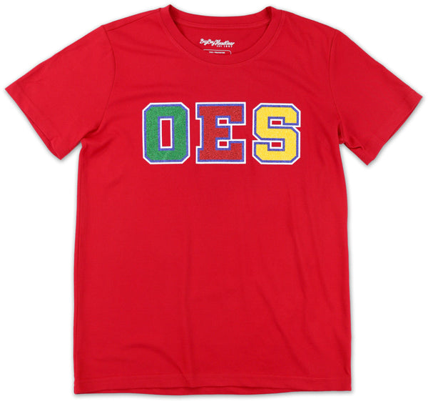 Big Boy Eastern Star Divine S17 Glitter Dry Fit Tee [Red]