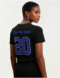 Big Boy Zeta Phi Beta Divine 9 S17 Glitter Dry Fit Tee [Black]