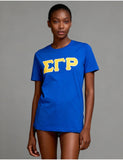 Big Boy Sigma Gamma Rho Divine 9 S17 Glitter Dry Fit Tee [Royal Blue]